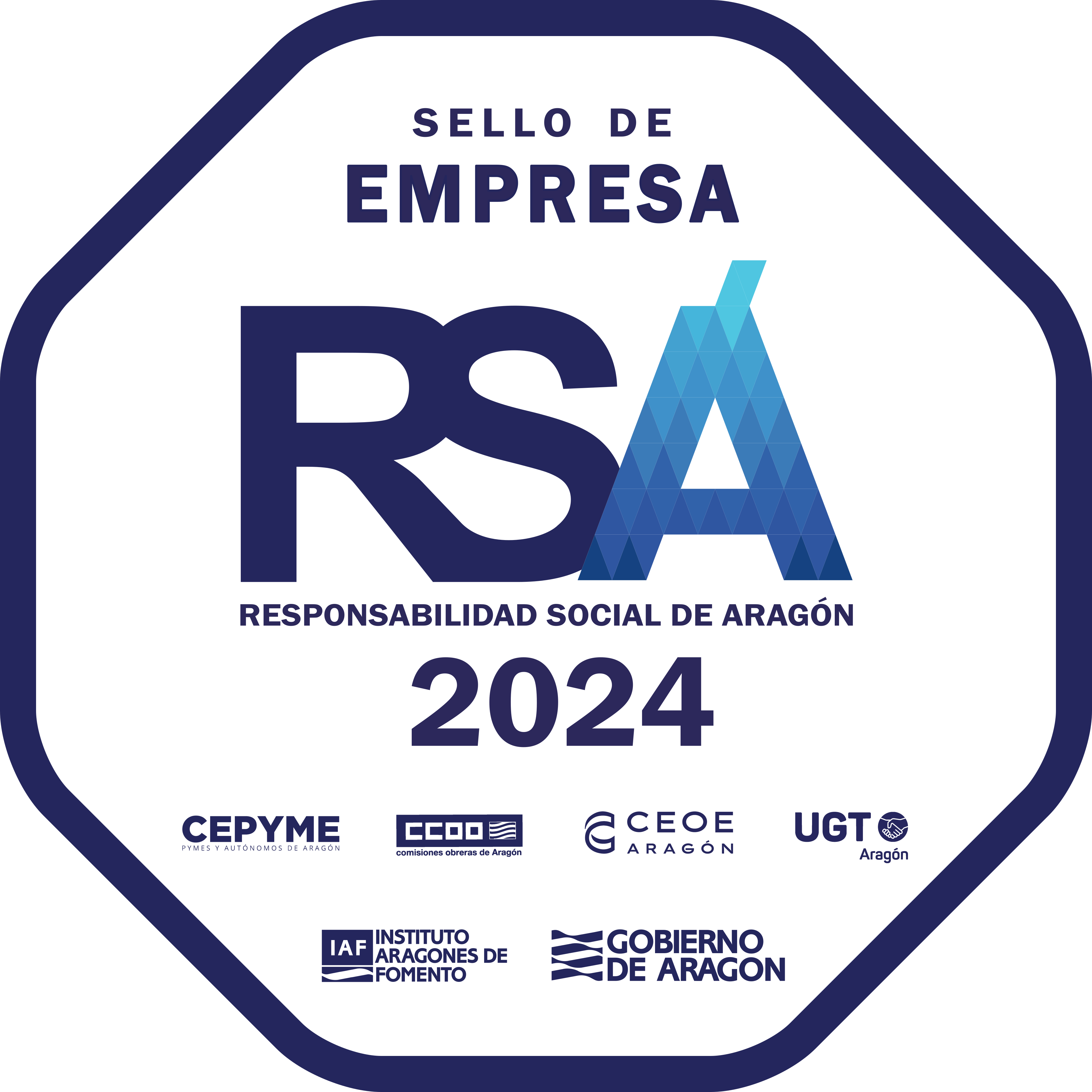 sello RSA  - responsabilidad social aragón -